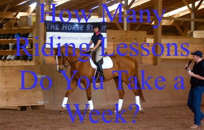 How Many Riding Lessons Do You Take a Week? 